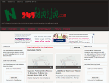 Tablet Screenshot of 247naija.com